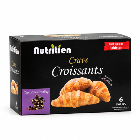 Nutritien Crave Croissant Choco Hazel box of six